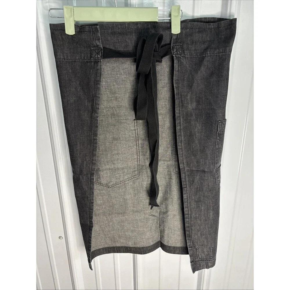 Hedley & Bennett Denim Bistro Apron Gray One Size